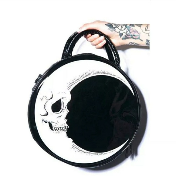 -HP- NWOT KILLSTAR Moon Skull Bag - Picture 2 of 7